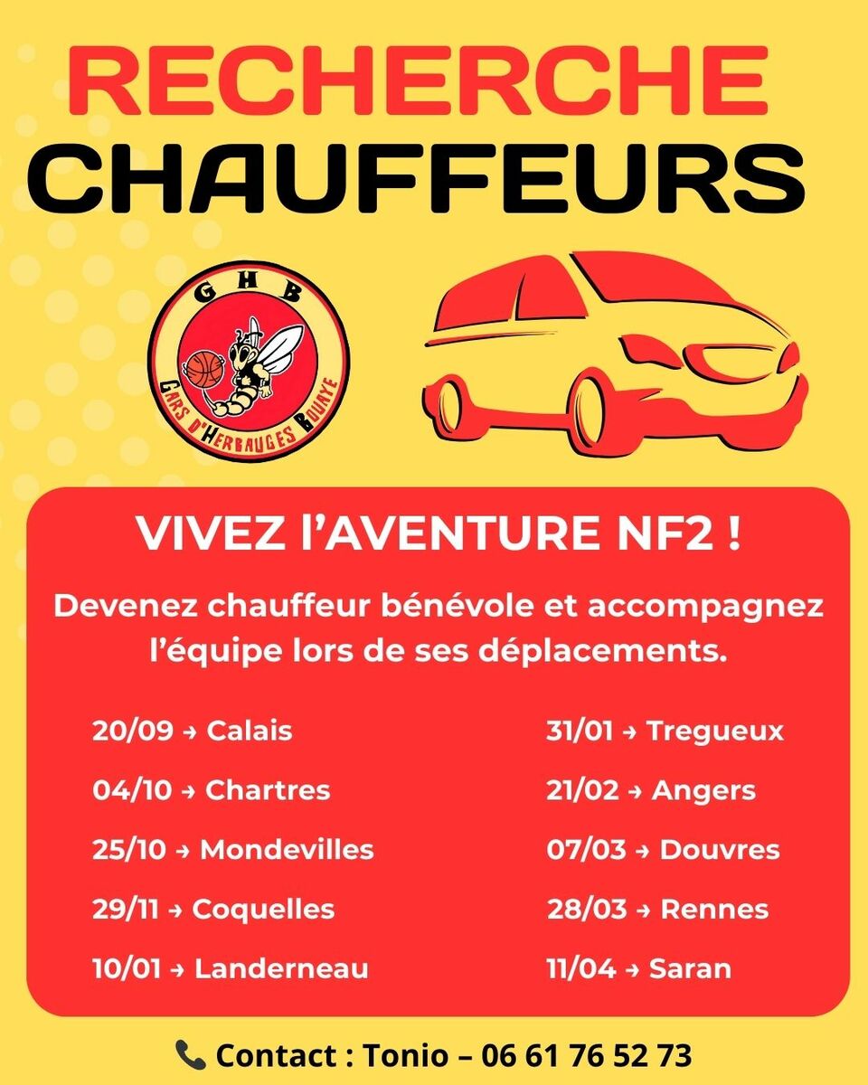 Recherche chauffeurs bénévoles 