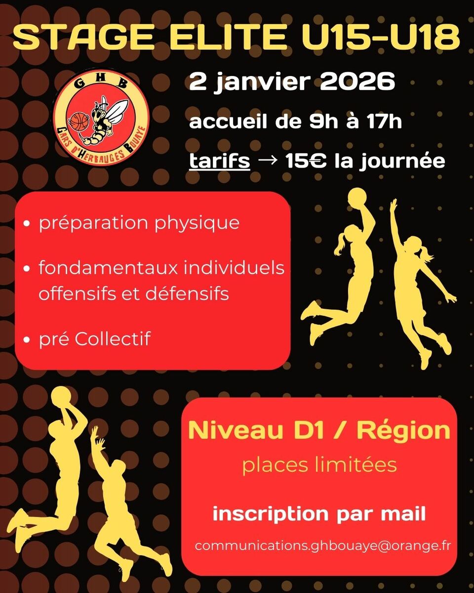 Stage Elite – 2 janvier 2026