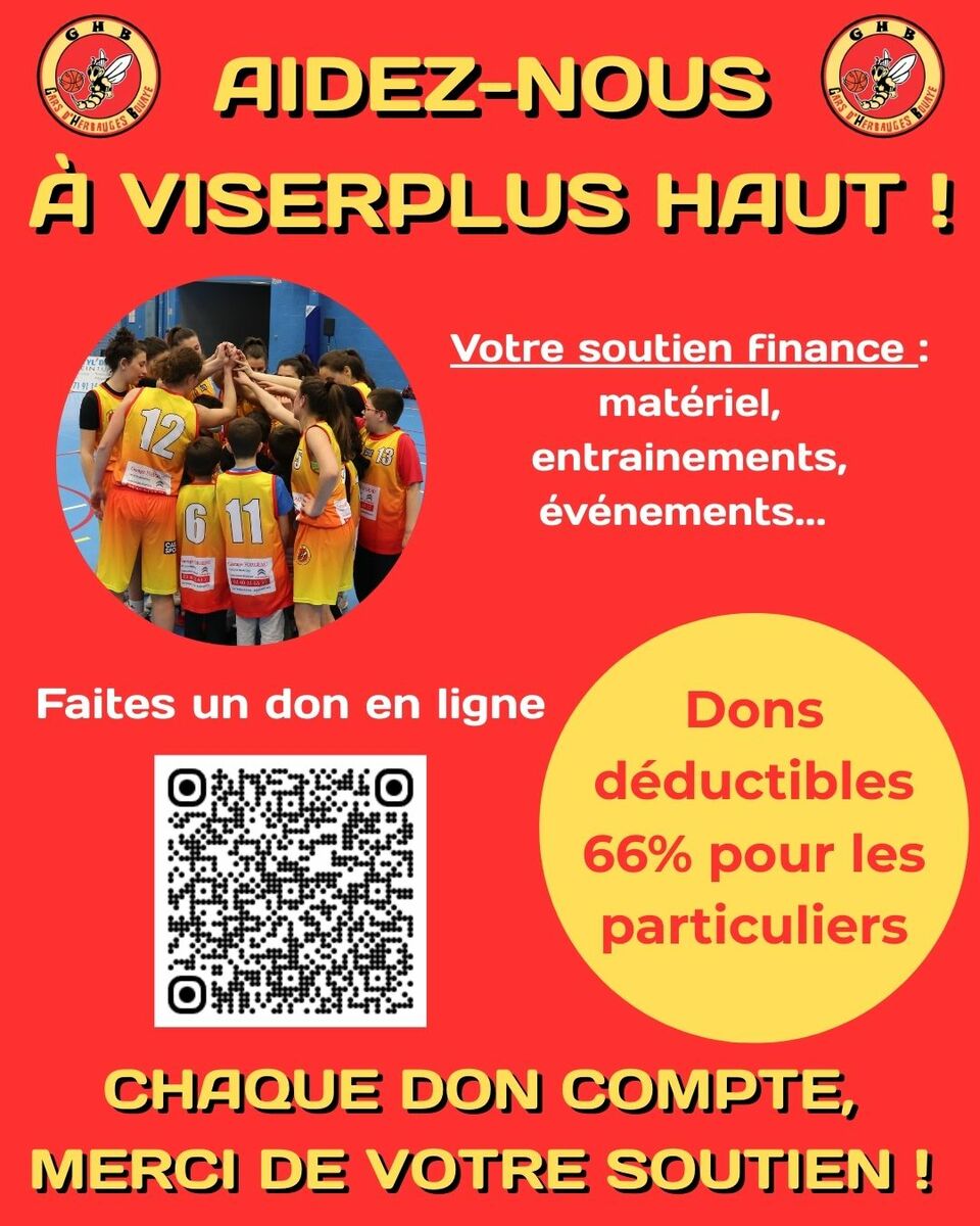 Soutenez le GHB : chaque don compte pour nos jeunes !