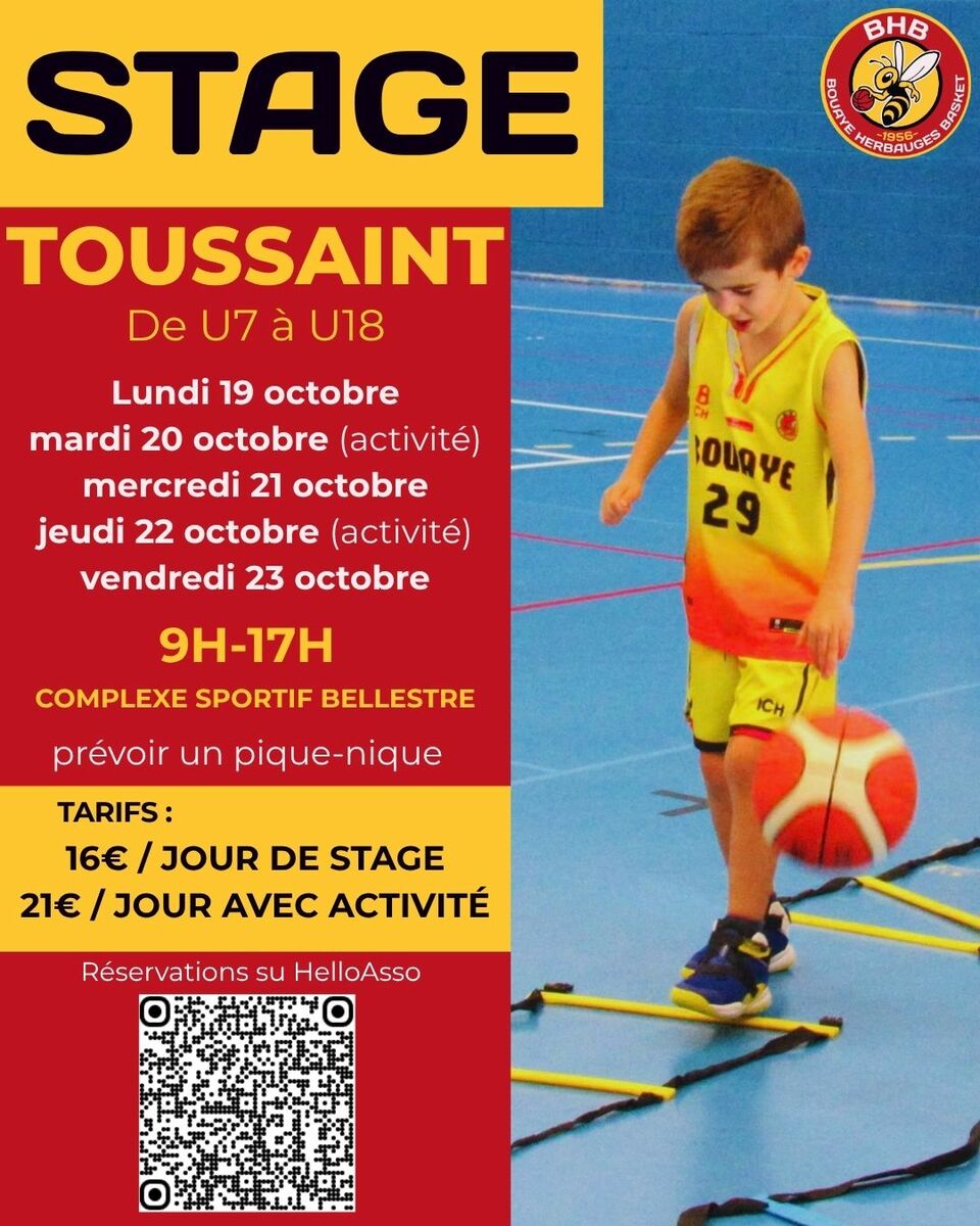 Stages de Toussaint