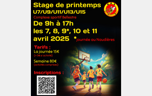 Stage de printemps