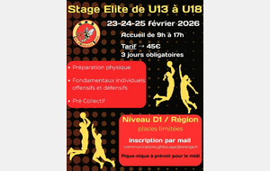 🏀 Stage Élite – Vacances de février