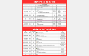 Planning du weekend