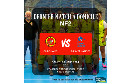 NF2, Dernier match à domicile !